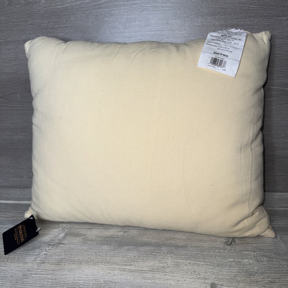 NWT Pendleton Glorieta Mesa Wool Throw Pillow 16x20 Ivory USA NWT - Picture 6 of 6